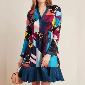 Maeve Anthropologie swing dress